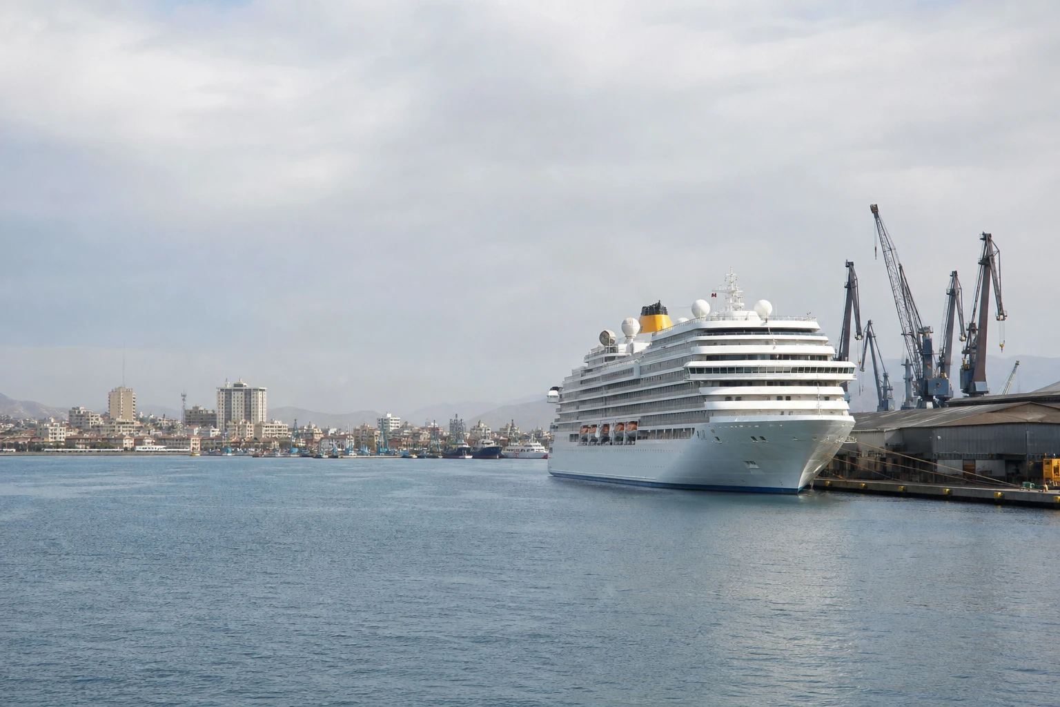 Cruise ship at the Port of Callao in Lima's maritime gateway