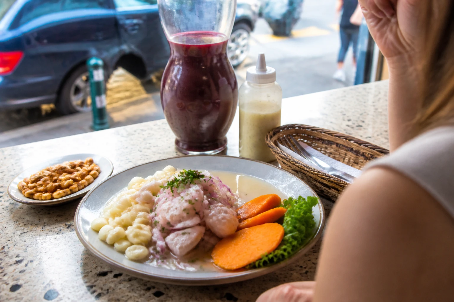 A casual Lima food stop for the first day of the itinerary