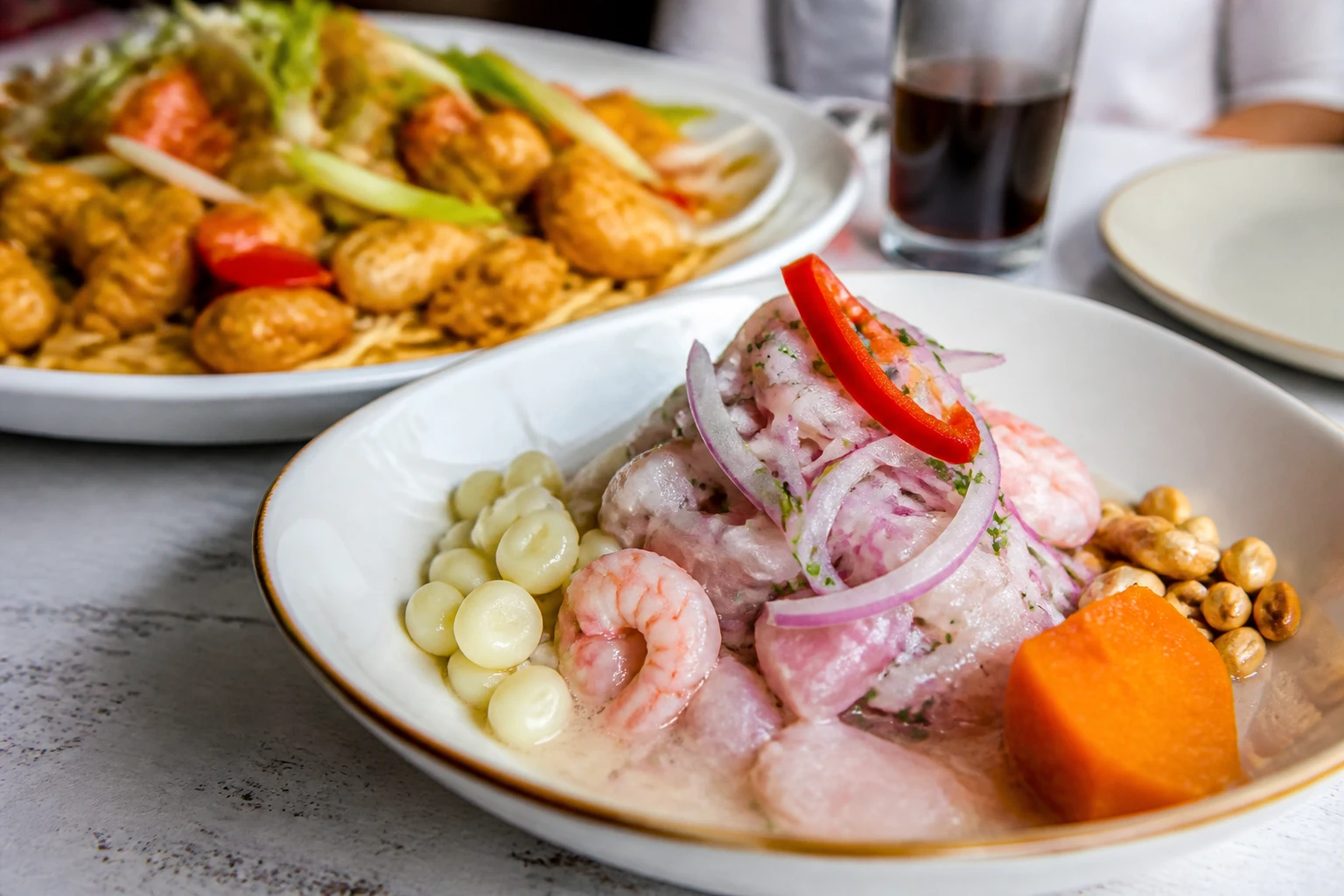 Ceviche and Chinese-Peruvian food served in Lima
